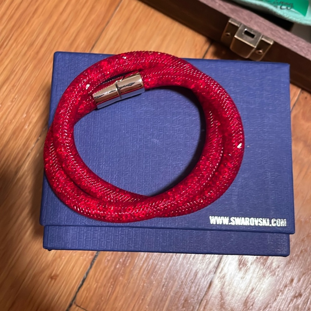 Swarovski stardust red bracelet